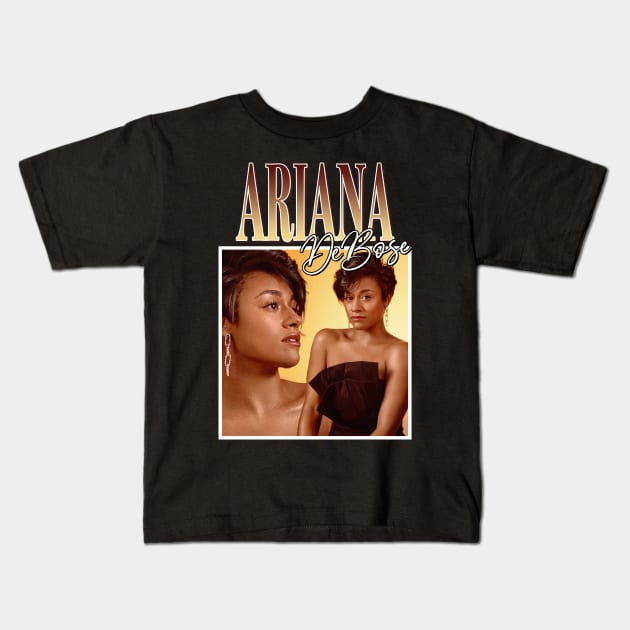 Ariana DeBose Kids T-Shirt by TeesBySilvia